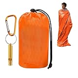 Notfall Schlafsack,Notfall Biwaksack,Biwaksack Notfall überleben,überleben Schlafsack,Notfalldecke Schlafsack,Unisex Ultralight Biwaksack, Survival Biwaksack Ultraleicht,Für Outdoor Camping Wandern