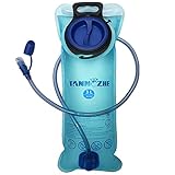TANNOZHE Trinkblase 3Liter auslaufsicheres Wasserreservoir,BPA-freier Trinkrucksack-Ersatz,Sport-Reise-Reservoir Trinkrucksack Pack Wandern im Freien,Blau