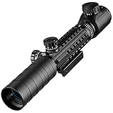 ACEXIER 3-9x32 Jagdgewehr Zielfernrohr Rot/Grüner Punkt Beleuchtete Visieroptik Taktische Scharfschützenfernrohre mit 22 mm für Luftgewehr