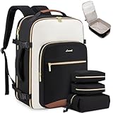 LOVEVOOK Handgepäck Rucksack Flugzeug, Reiserucksack Damen Groß 30L Herren Wasserdicht, Laptop Backpacks 17 Zoll Mit Laptopfach, Travel Backpack Daypacks Für Schule Arbeit Camping