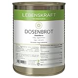 Lebenskraft Dosenbrot, Eiweißbrot, 1 Dose 450g, lang haltbar, vegan, laktosefrei
