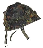 A. Blöchel Originaler Stahlhelmüberzug der Deutschen Bundeswehr Helmbezug Flecktarn
