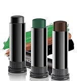 3 Stück Tarnschminke Gesicht,Camouflage Make-up Stift Set (Schwarz,Braun, Grün),Taktische Gesichtsbemalung für Jagd,Paintball,Airsoft,Outdoor,Militär, Halloween