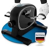 Juskys Pedaltrainer Sportivo - leiser Heimtrainer, Fitnessgerät, Senioren, Armtrainer, Beintrainer, Mini Fahrrad für Zuhause