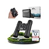 AlpinSpirit Fernglas 10x25 - leicht & kompakt - [EXTREM KLEIN] - TESTSIEGER - Mini Fernglas,für Brillenträger, Outdoor für Wandern,Reisen,Vogelbeobachtung,Feldstecher, für klein und groß