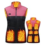 joyvio Beheizbare Weste für Männer und Frauen, leichte Heizjacken zum Skifahren, Eisfischen, Jagen