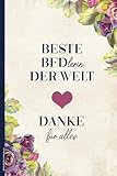 BESTE BFDlerin Notizbuch: Bufdi Geschenk für FSJ Volunteers schönes Notizheft A5 liniert mit Spruch Geschenkidee als Dankeschön für Arbeit im Bundesfreiwilligendienst die Freiwilligen Arbeit