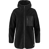 Fjällräven Damen Vardag Pile Long Fleecejacke, Black, M