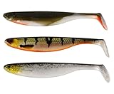 Westin Shad Teez 10cm 6g - 3 Gummifische, Farbe:3 Farben wie abgebildet