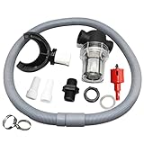 Regenwassersammelset - Regenwassersammelfallrohr mit Filter | Auffangen von Regenwasser Kit mit Filter, Regenwassersammlung Fallrohrumsteller für Garten und Haus
