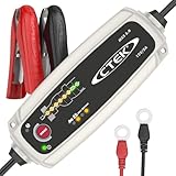 CTEK MXS 5.0, Batterieladegerät 12V, Temperaturkompensation, Intelligentes Ladegerät Autobatterie, Ladegerät Auto Und Motorrad, Batteriepfleger Mit Rekonditionierungsmodus Und AGM-Option