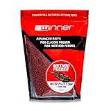 Tandem Baits Karpfen Futter Angelfutter Pellets Method Feeder Pellet 2 mm 1 kg Roter Krill