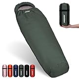JAICOM Schlafsack - 3, 4 Jahreszeiten Ultraleicht Mumienschlafsack [800g/1600g], Schlafsack Kleines Packmaß & Erwachsene - Outdoor, Camping, Trekking, Indoor
