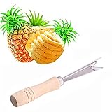 Bluelover V Form Edelstahl Ananas Make-up-Entferner Augen Schäler