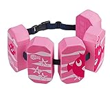 BECO-SEALIFE Schwimmgürtel Kinder 3–6 Jahren, einstellbare Kinder Schwimmhilfe mit 5 Blockelementen & Sicherheitsverschluss, Schwimmlernhilfe für Kinder von 19–30 kg – in Pink