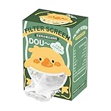 Sink Strainer Mesh Bag, 100 Stück Wasserfiltertüten, Wandmontierter Abflusssieb mit Ausziehbox, kein Steckdesign für Küche und Bad, Polyester, 3,74 x 2,56 x 5,12 Zoll