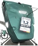 Büchel Fahrradtasche für Gepäckträger I 25.4 L - 100% Wasserdicht I mit Tragegriff und Schultergurt I fahrradtasche gepäckträger, gepäckträgertasche, fahrrad taschen hinten