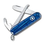 Victorinox Schweizer Taschenmesser Kinder My First Victorinox Swiss Army Knife, Multitool, 9 Funktionen, Klinge ohne Spitz, Schraubendreher