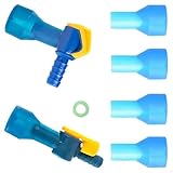 Beißventildüsen-Set für Trinkblasen, 4 Ersatzdüsen mit Schlauchanschlüssen (JC-062)