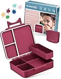 My Vesperbox – LIV - Bento Box Kinder - Made in Germany - Biobasierend - Auslaufsicher & Unterteilt - BPA Frei - extrem robust - Lunchbox – Brotdose mit Fächern - Jausenbox