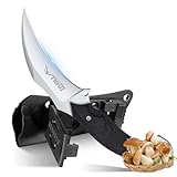 TIVOLI Outdoor Messer aus einem Stück D2 Stahl Gefertigt,Feststehende Klinge Survival Messer mit Kydexscheide,Full Tang Plizmesser Outdoor-Messer für Camping,Geschenke für Männer