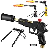 GASPOWOR Leistungsstarke Grillpistole, Propanbrenner, Brenner-Set, enthält Fleischthermometer, Holzkohlestarter, Lagerfeuerstarter, Kochbrenner, Sous Vide, Küchenbrenner, Holzkohlegrill, kulinarische