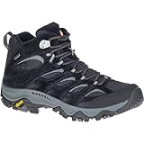 Merrell Herren Moab 3 Mid GTX Wanderschuhe, Black/Grey, 44 EU