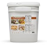 Premium Fleischsorteneimer | 60 große Portionen | Made in USA | Emergency Survival Food von Nutristore