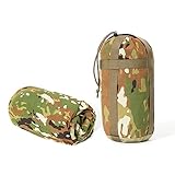 Akmax.cn Bivy Cover Sack für Militär-Armee-Modulares Schlafsystem, wasserdichte Außenschale für Schlafsack, minimalistischer Tarnschutz