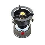 Kerosinkocher, Tragbarer Integrierter Herd, Picknick-Dieselkocher, Campingkocher, Verstellbare Feuerkraft, 1 L Öltank, 17 X 24 cm