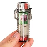 Feuerzeugetui - PP, Feuerzeugschutzhülle, wasserdicht | Leichter Feuerzeughalter, Feuerzeugbox für Outdoor-Survival-Wander- und Campingzubehör, Reisen