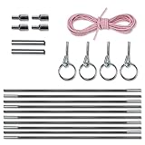 your GEAR FRP 11 mm - Fiberglas Zeltstangen Reparatur Set Zeltgestänge Ersatzgestänge Stangen Endhülse Endstücke Gummi