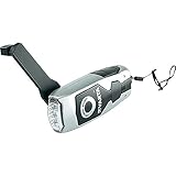 Varta LED Dynamo Light (3x 5 mm, mit Handkurbel Taschenlampe Flashlight Handlampe Leuchte, mit Kurbel - 100% batterieunabhängig - geeignet für Auto, Garage, Notfall, Stromausfall, Camping, Outdoor), 17680101401, Schwarz/Silber