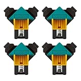 wolfcraft Projektset „rechtwinkliges Spannen“, 4-tlg. I 8626000 I 4 Eckenspanner ES 22 als ideale Fixierhilfe beim Verschrauben oder Leimen im 90° Winkel