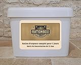 Notfall-Ration - 158 Portionen - 7 Tage Nahrungsmittel-Set - gefriergetrocknete Mahlzeit - Rationbox