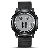 HANPOSH Uhren Herren Digital Herrenuhr 3ATM Wasserdicht Armbanduhr Herren Digitaluhr mit Wecker, Stoppuhr, Kalender