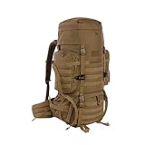 Tasmanian Tiger TT Raid Pack MKIII 52 Liter Militär Outdoor Rucksack mit abnehmbarem Hüftgurt, Molle System und Trinksystem-Vorbereitung (Coyote Brown)