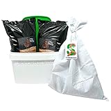 Einsteiger Wurmzucht - Starter-Set mit 0,5 kg großen (ca. 315 St.) Riesen-Rotwürmer - Dendrobena, Angelwürmer, Futterwürmer, Regenwürmer, Würmer, Angelköder, Lebendköder, Wurmfarm