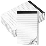 TXXATX Notizblock A7 Notizblöcke Klein 8 Stück Schreibblock Liniert Mini Notizblock 30 Blatt pro Block Nachfülleinlagen Abreißblock Notizzettel für Schule Büro Haushalt Memo Tagebuch To Do Liste