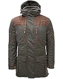 Carinthia G-LOFT Loden Parka 2.0 Herren-Winterjacke, warm gefütterte, wetterfeste, geräuscharme Jagd-Jacke mit abnehmbarer Kapuze