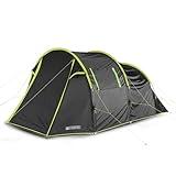 Bestlivings Tunnelzelt 5 Personen (485x320x200cm) Ultraleicht Familien Tunnelzelt mit Vorzelt wasserdicht bis 3000mm Wassersäule - Für Camping, Outdoor & Festivals - Zelt mit Lüftungsöffnungen