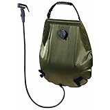 MFH Solar Dusche Deluxe ca 20 l mit Thermometer Solardusche Campingdusche Garten Brause Camping Thermometer