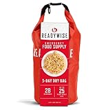 ReadyWise, 28 Portionen, Frühstück, Mittag- Und Abendessen, Grab & Go Dry-Bag, Gefriergetrocknet, Bis Zu 25 Jahre Haltbarkeit, Notfallnahrung, 3 Tage Für 1 Person