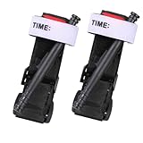2PCS Tourniquets Taktisches Tourniquet Einhändig Erste-Hilfe-Set Einhandbedienung mit Kunststoffwinde für Camping Wandern