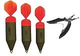 Set 3 x Behr Raubfischpose mit Segel (1x 15gr, 1x 20gr, 1x 25gr) + gratis Angelschere