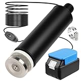 Wasserpumpe für Einhell 18V Li-Ionen-Akku, Tauchpumpe mit 100W Leistung Bürstenloser Motor, für Gartenbewässerung, Autowäsche, Schwimmbecken, Teiche und Aquarien