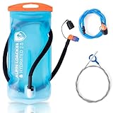 ALPIN LOACKER Outdoor Trinkblase mit Trinkschlauch für Sport und Outdoor I super leichte Wasserblase und Trinkbeutel zum Wandern I Trinksystem BPA frei, 3L