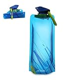 MAKACTUA Faltbarer Wasserflaschen 700ML Unisex Adult,Flexible Wiederverwendbare Wasserflasche zum Wandern, Abenteuer, Reisen