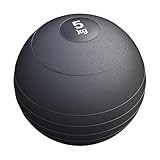 GORILLA SPORTS® Slam Ball - 3kg, 5kg, 7kg, 10kg, 15kg, 20kg Gewichte, Einzeln/Set, mit Griffiger Oberfläche, rutschfest, Schwarz - Gewichtsball, Fitnessball, Slamball, Medizinball, Trainingsball