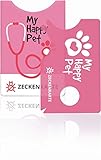 innoGadgets Zeckenkarte mit Lupe | Schnell und sanft Zecken vom Haustier oder Menschen entfernen | Einfach zu verstauen und Immer dabei | Passt in Jede Tasche | Pink